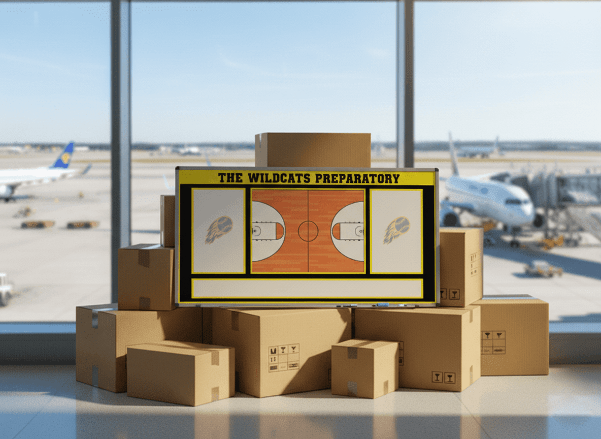 custom basketball dry erase board shipped worldwide