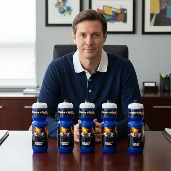 Hoopsking 26 Oz custom water bottle for basktball practice