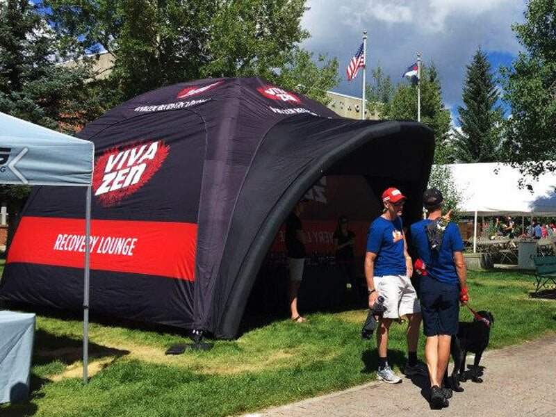 Custom Inflatable Canopy Tent or Air Dome | Fills in 5 Minutes