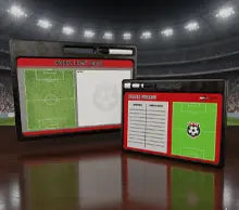 Double-Sided Custom Soccer Playboard with Marker Space