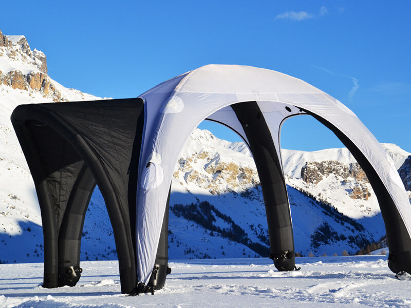Custom Inflatable Canopy Tent or Air Dome | Fills in 5 Minutes