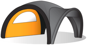 Custom Inflatable Canopy Tent or Air Dome | Fills in 5 Minutes