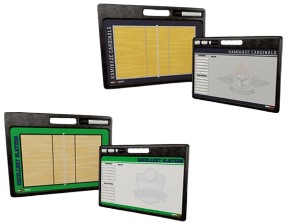 Custom Volleyball Whiteboard for Training Sessions and Games