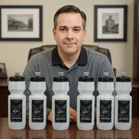 Athlete hydration bottle 23oz custom made with team logo