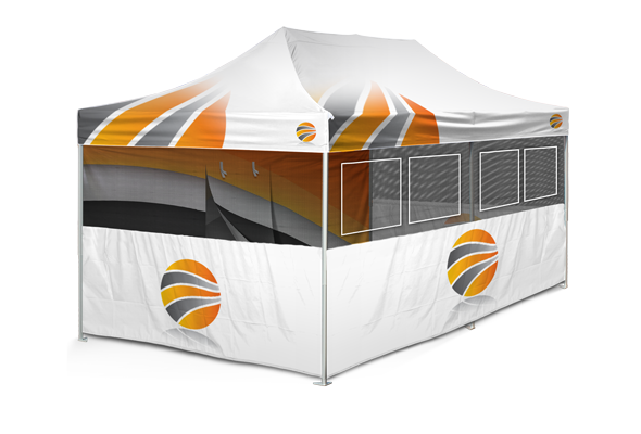 10x20 branded event tent for outdoor marketing