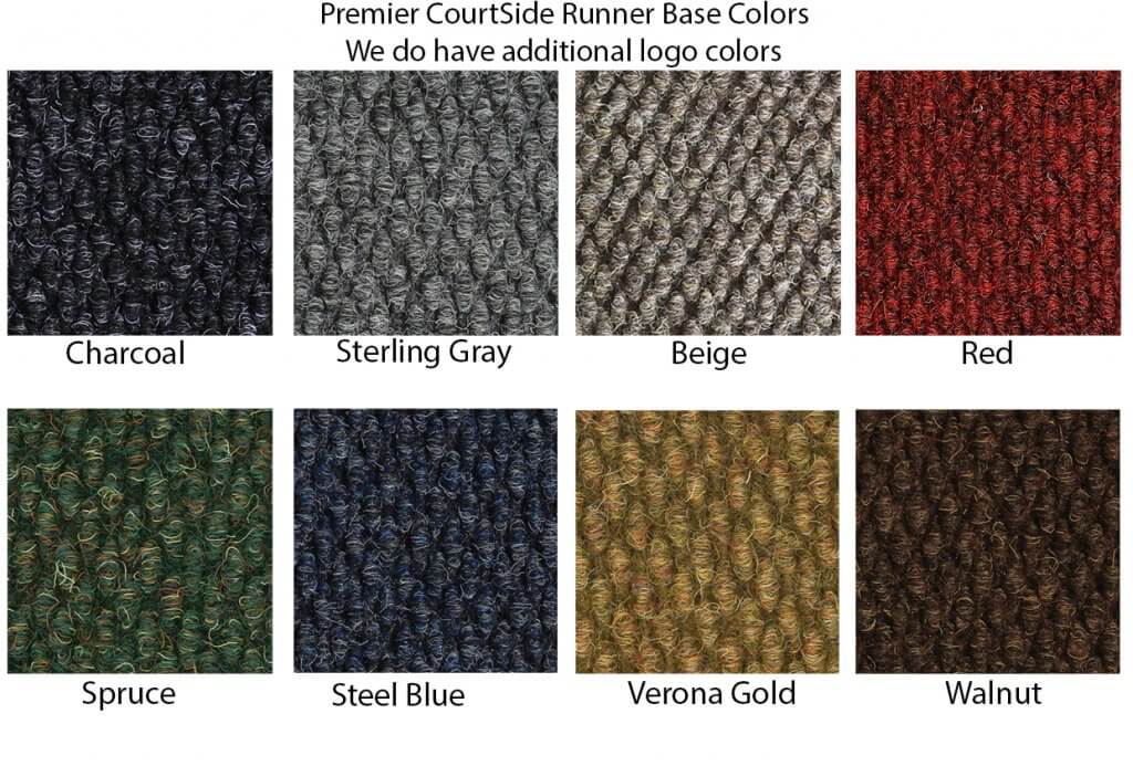 Custom courtside runner available colors