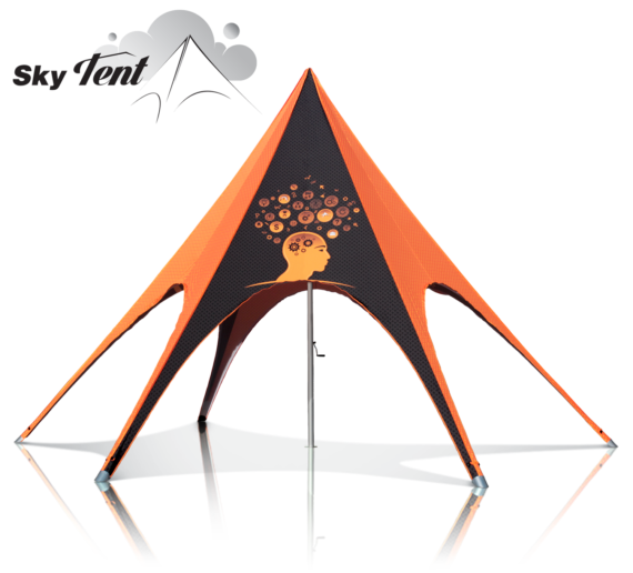 custom star tents events
