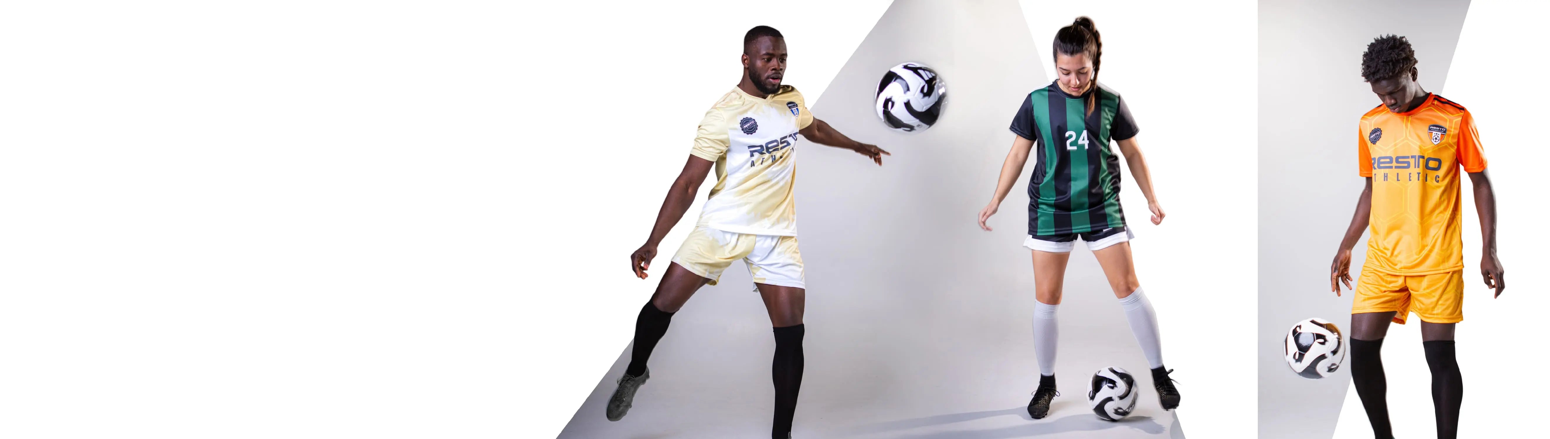 Fast turnaround custom soccer uniforms with sublimated printing