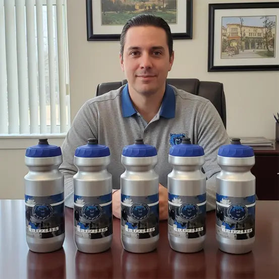 Hoopsking 22 Oz custom water bottle for hockey practice