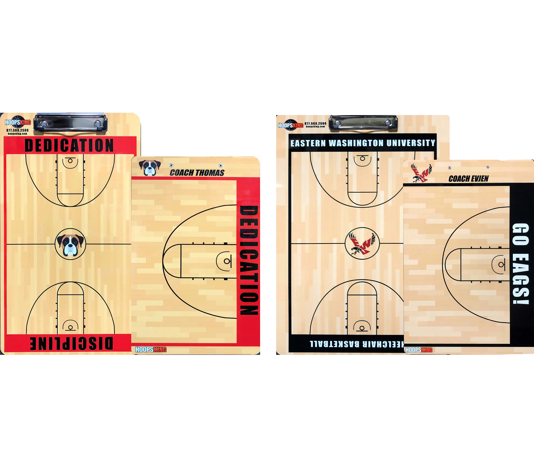 Custom coaching board with frame 2 sided color