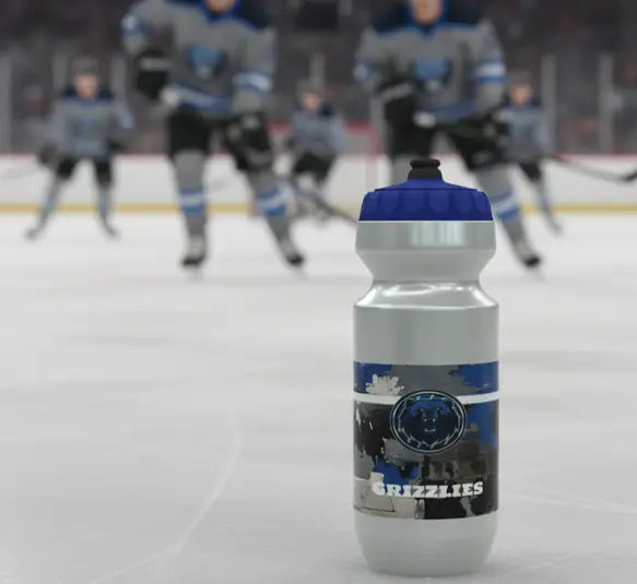 Hoopsking 22 Oz custom Purist team water bottle with logo