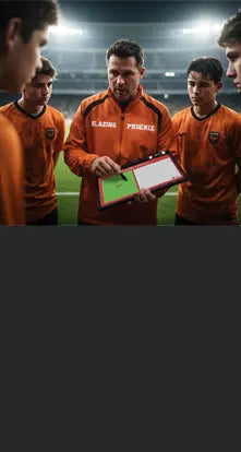 Custom Pro 2-Sided Soccer Whiteboard with Handle for Coaches