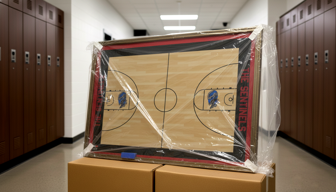 custom basketball dry erase board shipped worldwide