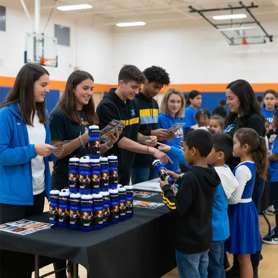 Personalized 26 Oz water bottle for basketball training sessions