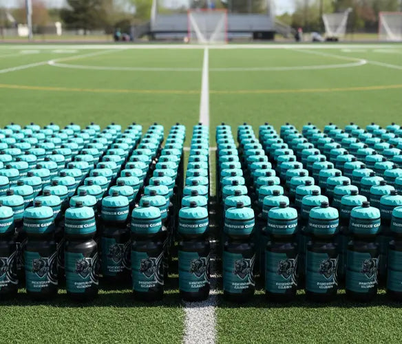 Durable BPA-free 26 Oz Purist custom water bottle with team branding