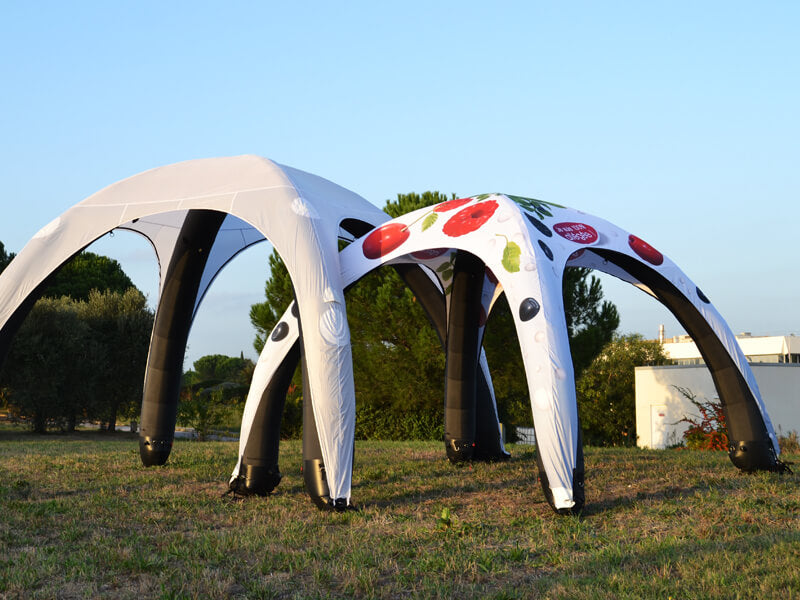 Custom Inflatable Canopy Tent or Air Dome | Fills in 5 Minutes