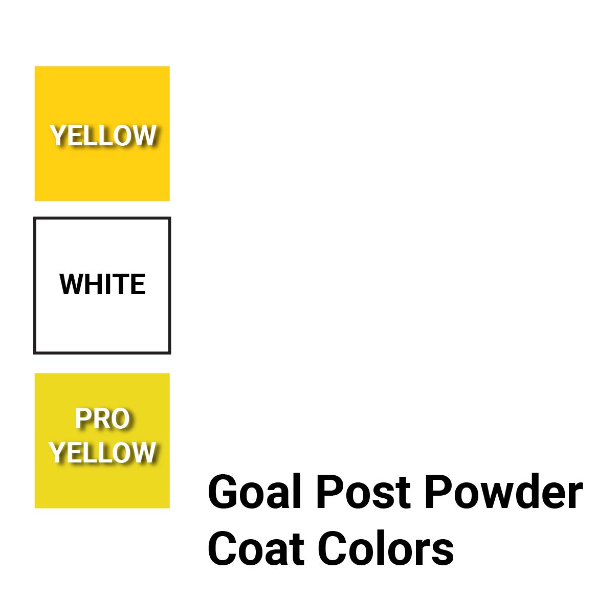Football/Soccer Practice H-Frame Goal - Portable (Collegiate) (18 ft.6 in.W x 20 ft.H)