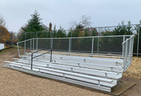 Thumbnail for Spectator Stationary 21' Bleacher with Aisle, 5 Row
