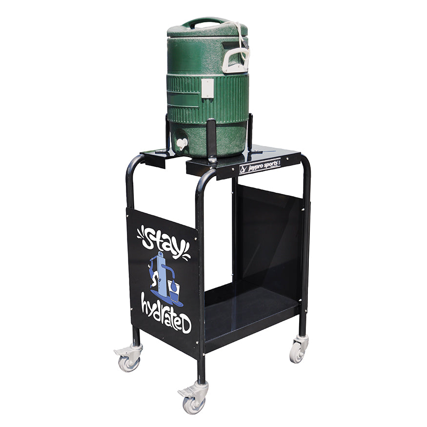 Gym Court/Side Line Hydration Cart | Holds Up to 10 Gallon Cooler | Custom & Non-Custom