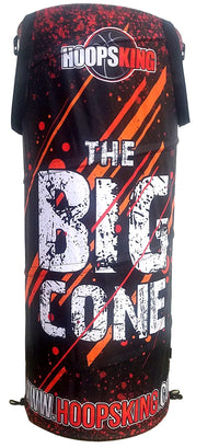 Thumbnail for HoopsKing Big Cone black pop-up sports defender, 3.5 feet tall and 20 inches in diameter