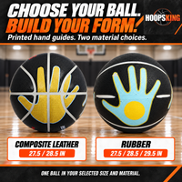 Thumbnail for Hands On Shooter rubber sizes 27.5, 28.5 and 29.5 inches; composite leather sizes 27.5 and 28.5 inches