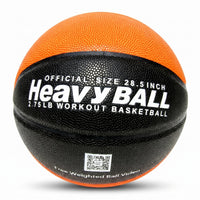 Thumbnail for HoopsKing HeavyBall 2.75 lb weighted PU leather basketball for ball handling and strength training