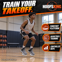 Thumbnail for J99 Flex Ultra training shoes worn by a basketball athlete during controlled court plyometric practice