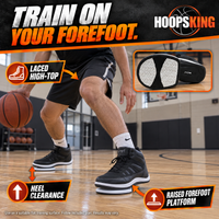 Thumbnail for Jump99 forefoot platform and laced high-top construction details