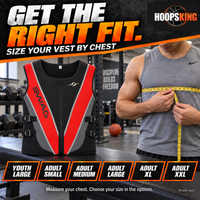 Thumbnail for Choose SWAG vest size by chest measurement: Youth Large, Adult Small, Medium, Large, XL or XXL