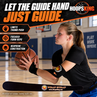 Thumbnail for Wrap Strap is a neoprene guide-hand training aid that helps limit thumb push during form shooting.