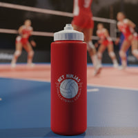 Hoopsking personalized 32 oz sports water bottle for school teams