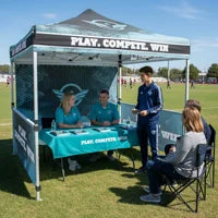 Custom Outdoor Event Tent with Printed Logo – Waterproof, Professional Design