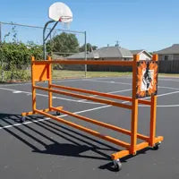 Hoopsking Custom Ball Rack featuring Team Spirit Design