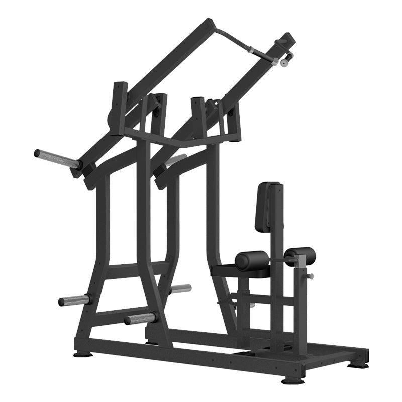 Excel Iso-Lateral Front Lat Pulldown Muscle D Fitness Plate Load Lat  Machine Gas Shock Assisted Seat Adjustment