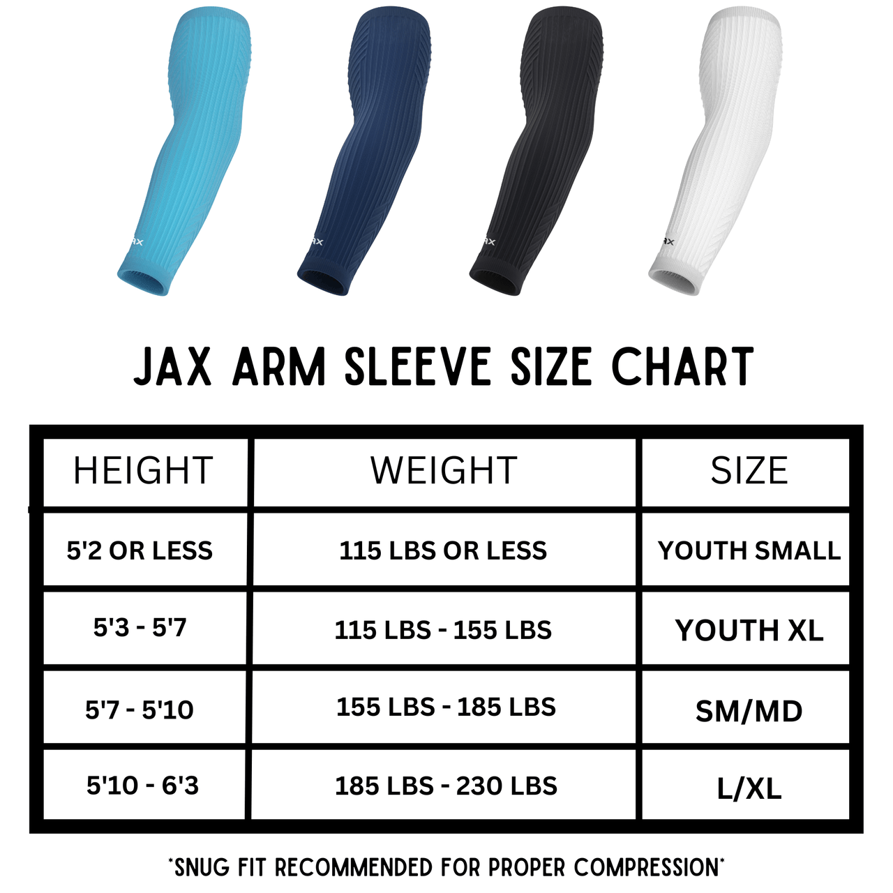 Jax | Restore Recovery Premium Arm Sleeve - Navy Blue – view 3