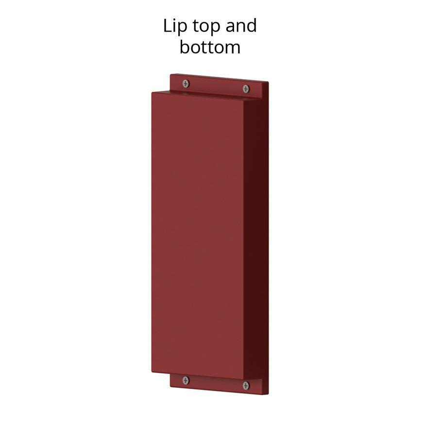 Fire Rated Flat Safety Wall Padding - WallGuard Fire Rated (2 ft. x 6 ft.) (1 in. Lip Top & Bottom)