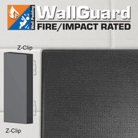 Thumbnail for Fire Rated/High Impact Flat Wall Padding - WallGuard Fire/Impact Rated (2 ft. x 6 ft.) (Z-Clip Top & Bottom)