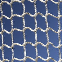 Thumbnail for Lacrosse - Replacement Box Net (4mm - 1-1/2 in. Sq. Mesh with Lacing Cord) (4 ft.W x 4 ft.H x 4 ft.D) (White)