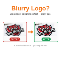 Thumbnail for Logo redraw before and after