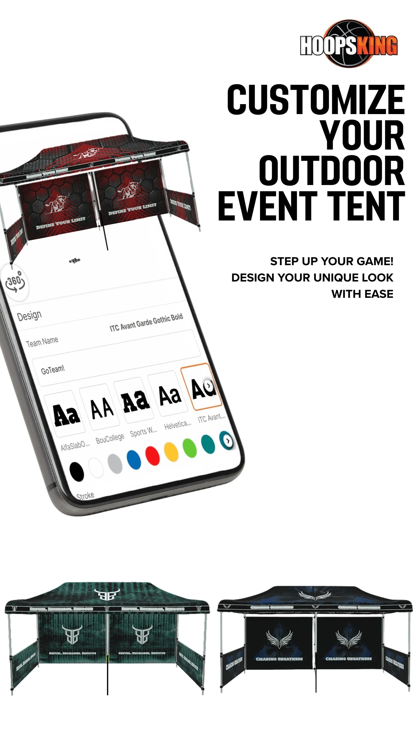 Hoopsking custom 32oz water bottle for athletes and coaches