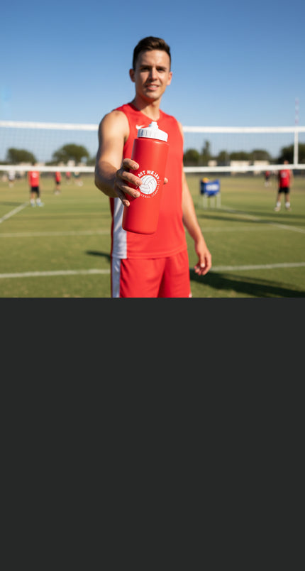 Personalized 32 oz sports water bottle for training and athletic teams