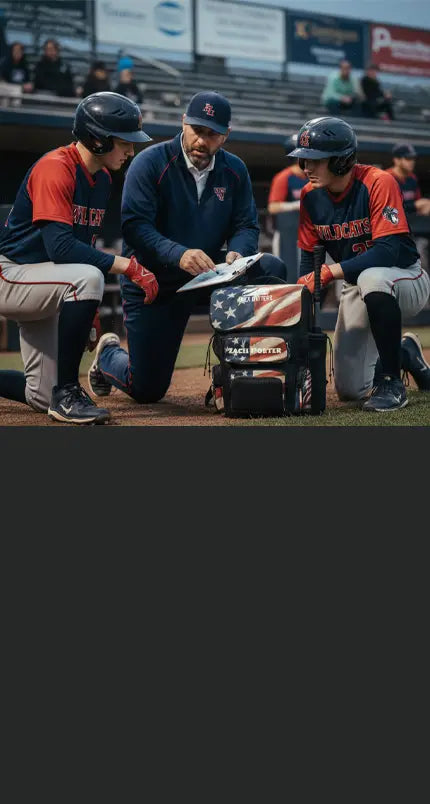Personalized Custom Baseball & Softball Backpack – Holds 4 Bats
