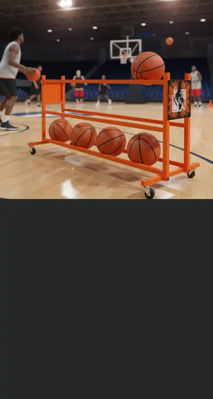 Personalized Custom 15-Ball Rack for School and Athletic Teams