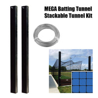 Thumbnail for Batting Tunnel Frame - Mega Outdoor - (55 ft.) - Stackable Tunnel Kit