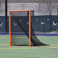 Thumbnail for Field Lacrosse Replacement Net - NETX1 - (7mm) Seamless One-Piece Lacrosse Net (6 ft.H x 6W x 7 ft.D) (Black)