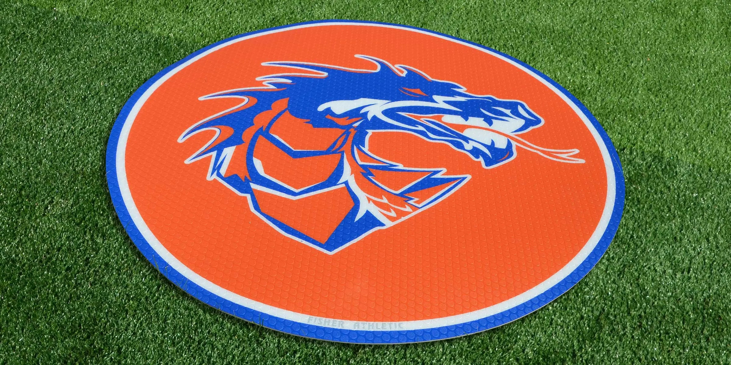 Custom Diamond On-Deck Circle | Baseball or Softball | 5' Diameter Fisher Athletics