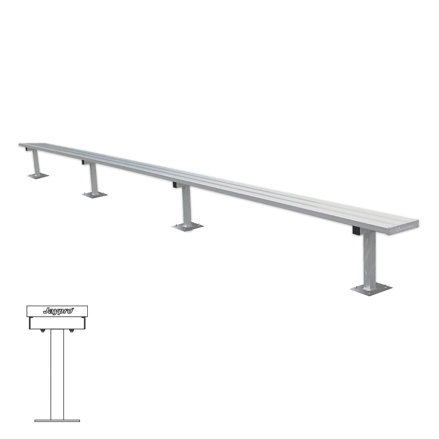 Player Bench - 21 ft. - Surface Mount