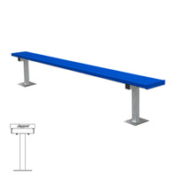 Thumbnail for Player Bench - 7-1/2 ft. - Surface Mount (Powder Coated)