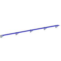 Thumbnail for Player Bench - Wall-Mounted - 27 ft. (Powder Coated)
