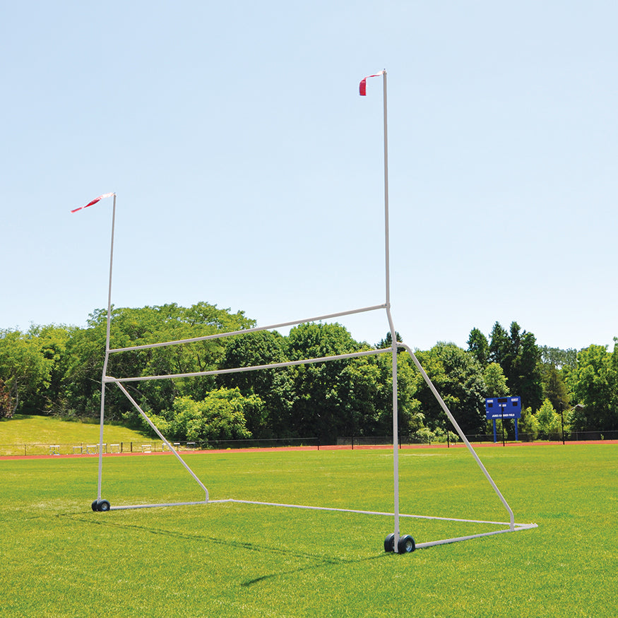 Portable Practice Football/Soccer Combo Goal (High School) (8 ft. H x 24 ft. W with 10 ft. H Uprights, 23 ft.-4 in. width)
